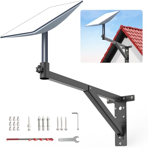 Starlink Long Wall Mount - Thickened Mounting Pole Kit for V2 Starlink Internet Satellite