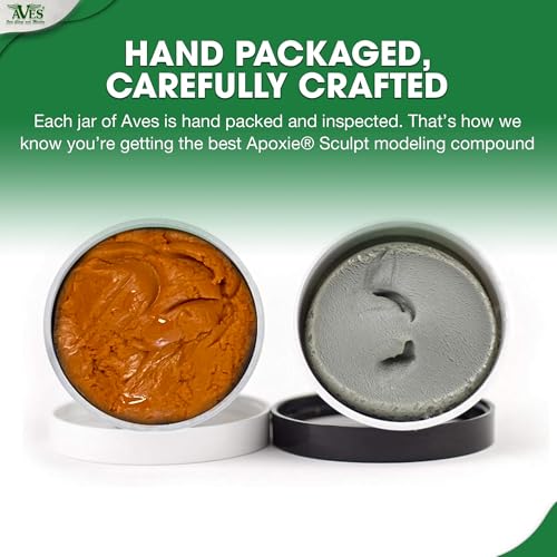image for Aves Apoxie Sculpt - 2 Part Modeling Compound (A & B) - 1 Pound, Apoxi