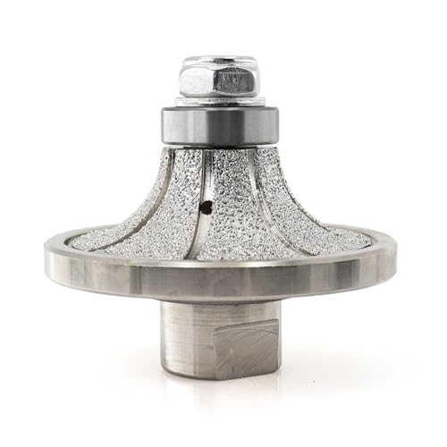 B20 3/4 inch Half Bullnose Roundover Diamond Hand Profiler for Granite Concrete Marble Stone 5/8-11 Thread