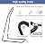 ?Stand Only? Hammock Chair Stands Hanging Hammock Stands Adjustable Height 78.8" to 96.5" Outdoor Solid Steel Hammock Stand Only for Hanging Hammock Air Porch Swing Chair Indoor