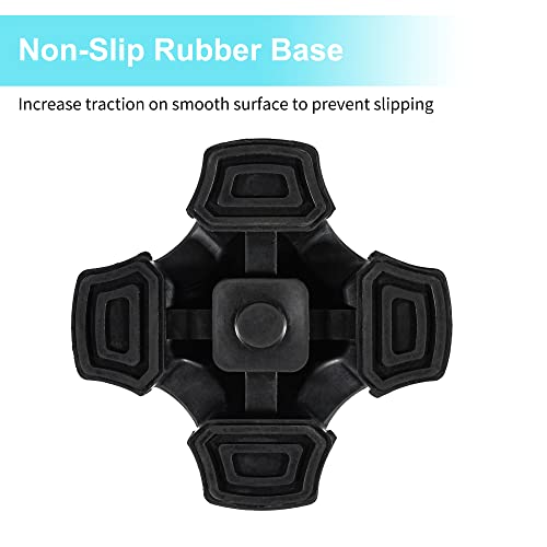 3/4-Inch Quad Rubber Cane Tip - Self Standing Walking Cane Tip,Rubber Cane Stand For Walking Cane,Cane Accessories,1 Count (Pack Of 1) #TOP2