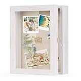 Erinnerungsbox: Dieser Erinnerungsbox-Rahmen zeigt und schützt Ihre Fotos, Hochzeitsstrauß, Handarbeiten, wertvolle Kleidung, Weinkorken, Andenken, etc. Präsentieren und bewahren Sie Ihre kostbaren Momente und Erinnerungen