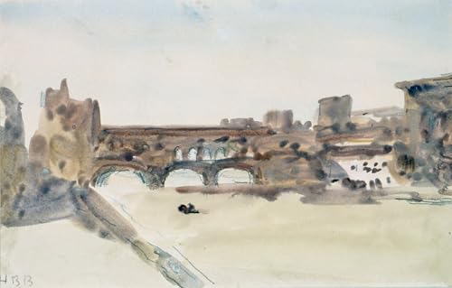 Cuadro el Ponte Vecchio Florencia en lienzo de 60x90cm de Hercules Brabazon para sala de estar