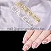 zgiraloca Gold Plated Nail Charms Kit - 3 Pack Mixed 3D Butterfly，Rhinestones, Pearls, Gems, Flowers & Bows for Nail Art Design (Silver&Gold A)