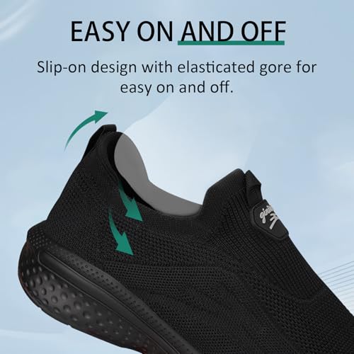 Giniros Męskie wsuwane buty sportowe na co dzień buty sportowe buty oddychające buty do biegania trampki do chodzenia lekkie buty tenisowe miękkie wygodne siatkowe trampki treningowe na siłownię,