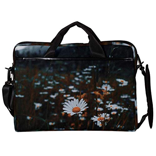 Sacoche ordinateur 14 à 15.4 pouces anti-rayures et légère motif marguerites