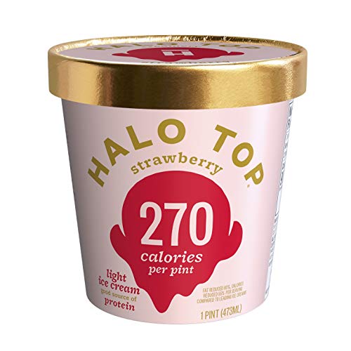 Halo Top Creamery, Strawberry, 16 Oz (Frozen) #TOP5