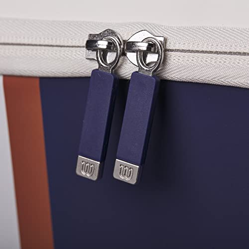 WILSON Roland Garros Super Tour Tennis Racket Bag - Navy/White, Holds up to 9 Rackets - Image 8