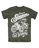 Simson Kulturerbe T-Shirt S-5xl Diverse Farben, Farbe: Olive, Bekleidungsgröße: M