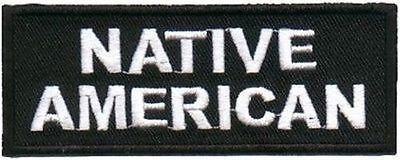 NATIVE AMERICAN Embroidered Biker Motorcycle Indian MC Club Vest Patch PAT-1272