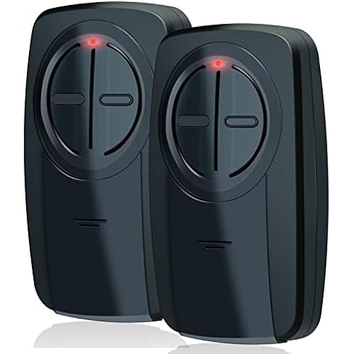 2X KLIK5U-BK2 Universal Chamberlain Garage Door Opener Remote Replacement