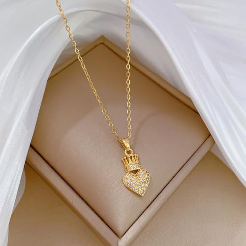 Collier en zircon de qualité premium et chaîne acier durable - 3