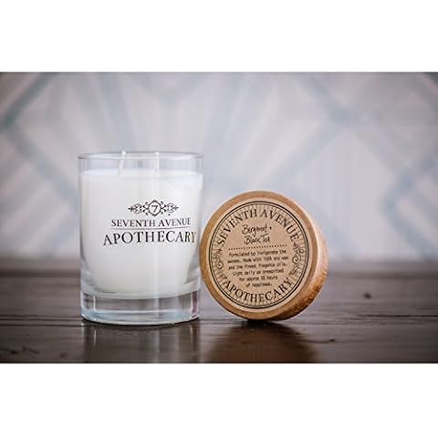 Seventh Avenue Apothecary Hand-poured Bergamot and Black Tea Artisan Soy Candle 1 Piece Cover