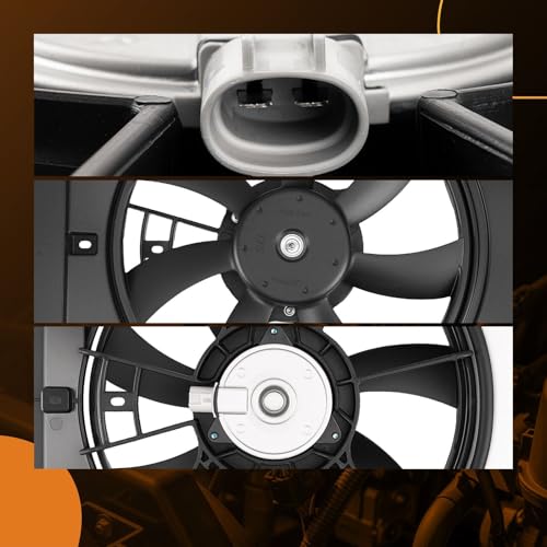 Image of maXpeedingrods Radiator Condenser Cooling Fan for Toyota Yaris 2006-2015 for Scion xD 2008-2014, TO3115145 1636121090 163630D110