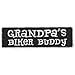 Milwaukee Leather Patch Grandpas Biker Buddy BK/WH 4W 1H - 4W X 1H