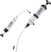 Mityvac MVB1030 Fluid Extraction and Dispensing Kit, MVA6851 7 oz Syringe with Flexible Tube, MVA6852 1.5 Liter Syringe with Twist-Valve and Dual-Seal Piston, ATF Adapter, Automotive and Industrial