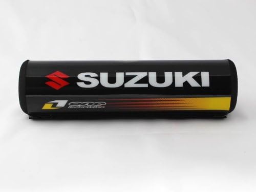 Almohadillas protectoras para manillar de barra transversal con diseño de estilo fresco profesional para vehículos todo terreno, motos de cross, motocicletas de 7,9 pulgadas de largo (Suzuki)