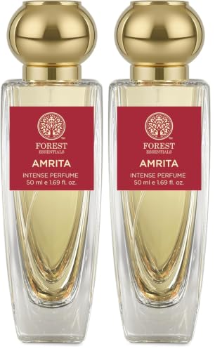 Image of Forest Essentials Intense Perfume Amrita | Nargis Flower Perfume | Lasts Through the Day (Pack of 2)