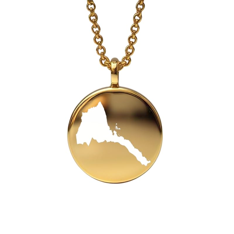 Pendentif Érythrée or et argent le bijou de voyage pour vos aventures