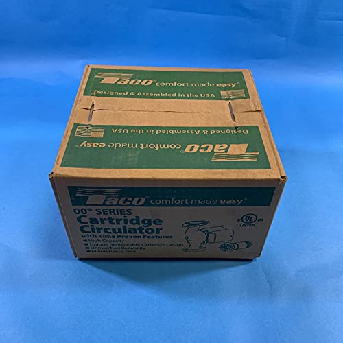 Taco 009-BF5-J Circulating Pump Cast Iron with Bronze Cartridge for longer life then standard 009-F5.