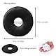 ODOXIA Piercing Kissen mit Loch | Für Ohr gegen Ohrenschmerzen | Donut Kissen | Ohrkissen | Sleepingring für Seitenschläfer zur Schmerzlinderung im Ohr | Piercing Pillow (Black)
