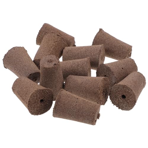 HAKIDZEL 12個 苗ブロック ルートスターター スターターキューブ スターターブロック スターターソイルプラグ 水耕栽培 小石 ガーデニング用品 肥料 工場 45% ピート基質