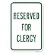 Reserved for Clergy | 12