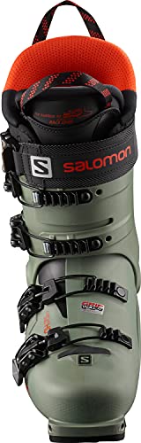 Salomon Shift Pro 130 At Mens Ski Boots Oil Green/Black/Orange Sz 10/10.5 (28/28.5) #TOP3