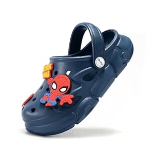 Children’s Clogs Cute Cartoon Boys and Girls Garden Shoes Clogs Slippers Toddlers One-Foot Lightweight Beach Pool Sandals