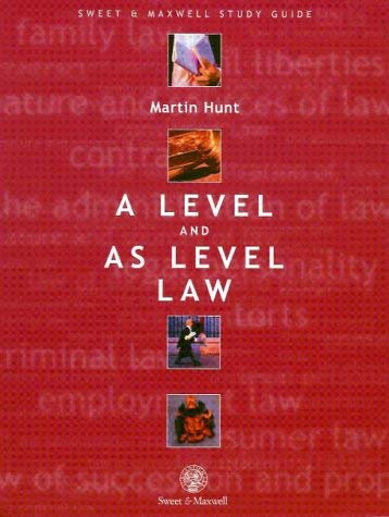 Buy A-Level and AS-Level Law (Sweet & Maxwell study guide) — BookShops.in