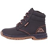 Griffige Laufsohle Kappa Unisex Cammy Fur Klassische Stiefel, 6744 Navy/orange, 38 EU