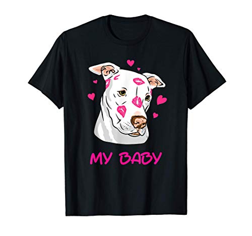 Pitbull Terrier Amor perro raza perros dibujos animados Camiseta