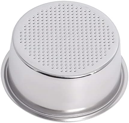 51mm Filter Basket, Compatible with Breville,Delonghi Espresso Machine, Stainless Steel Espresso Filter Basket, Single Wall Non-pressurized Porous Portafilter, 2 Pack