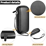 Case Compatible with Anker Portable Charger, 313 Power Bank (for PowerCore Slim 10K) / 523 Power Bank (Slim 10K PD) 10000mAh Battery Pack. 10K Battery Pack Storage Holder Bag (Box Only)- Black - Image 3