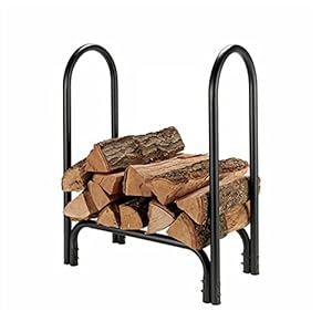 Brandhoutrekken Groot Staal Brandhout Rekken Zware Houder Log Rack Indoor Outdoor Open haard Rack Opbergrek for…
