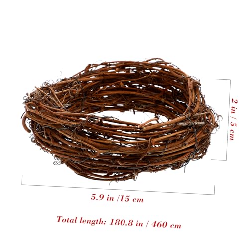 Vid de serpiente natural flexible KITANDOVE con ramas entrelazadas moldeables a mano 3