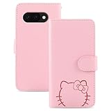 Kedic に適合する Google Pixel 9a ケース 手帳型 大きな花の顔の猫のパターンケース ぐーくるぴくせる9aケース ピクセル9a カバー Google Pixel9a スマホケース 手帳型 グーグルピクセル9a カバー 品質素材の選択 指紋なし 適度な厚さ 軽量グリップ 柔軟性 より包括的な保護 スマホ スタンド ピンク