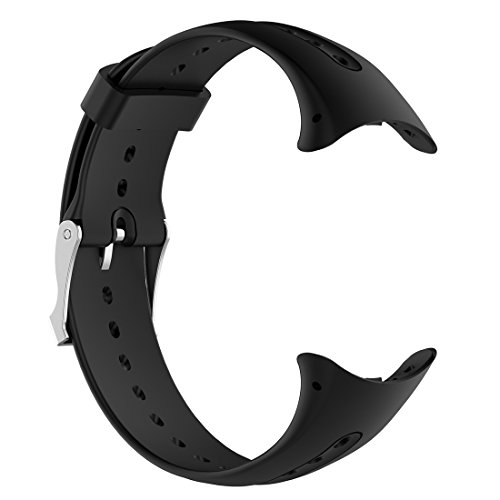 Motong Silicone Replacement Strap For Garmin Swim Watch (Silicone Black) #TOP3
