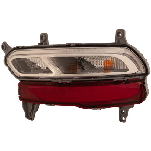 HEADLIGHTSDEPOT Right Passenger Side Bumper Mounted Reverse Light With Reflector Compatible With Kia Sportage 2020-2022 CAPA Certified