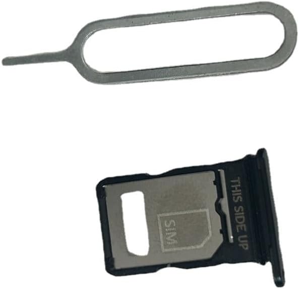 Single Sim Card Tray Holder solt+pin Replacement for Motorola Moto Edge (2022) XT2205 XT2205-3 Black