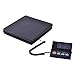 LJP 50kg / 110lb Bilancia Pacchi, LED Display Grande Schermo Pesante Postale Spedizione Pacchetto Bagaglio Multi Scopo Pesatura Bilance Piattaforma - Nero 28 * 28.5 * 9cm