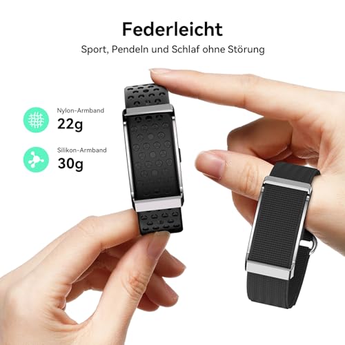 iSo Tech Fitness Tracker Ohne Display Damen Herren, Smart Band Smartwatch mit 24/7 Schlaf Herzfrequenz SpO2 Stress Überwachung, 35 Tage Akku, 170+ Sportmodi, IP68 Wasserdicht, Kein ABO (iOS/Android)