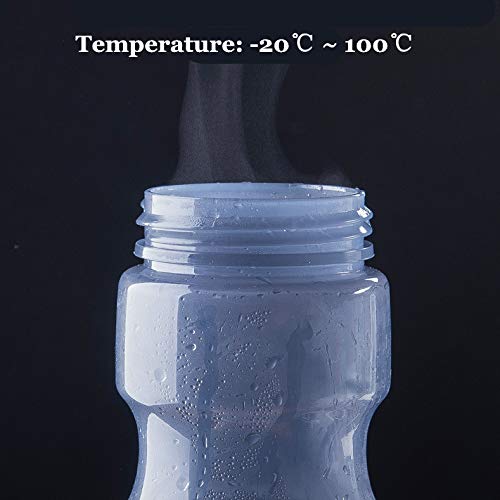 Sports Bike Squeeze Water Bottle Bpa Free Plastic Bottles 24 Oz, Wide Mouth Lid Water Jug Push/Pull Cap, Insulated Water Bottles For Bicycles,Fitness,Yoga,Hiking,Camping,Workout,Trail Running Outdoor #TOP5