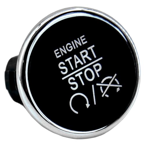 ALTBET Push to Engine Start Stop Button Switch Compatible with 2008-14 Dodge Challenger Commander Grand Cherokee Replace 1FU931X9AC 33370101