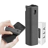 YTT Touchscreen Mist Cleaner, Screen Cleaner, for All Phones, Laptop and Tablet Screens,Two in One Spray and Microfiber Cloth (Grey)