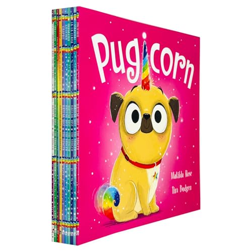 Magic Pet Shop Series 10 Books Collection Set By Matilda Rose(Pugicorn, Kitticorn, Pugicorn and Hugicorn, Starwhal, La-La-Llama, Pandarina, Starpuff, Elepop, Sparkyfox & Pugicorn and Lovebug)