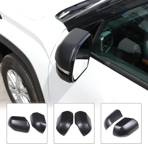 Car Door Rear View Mirror Cap Trim Cover Compatible with Toyota Tundra/Sequoia 2022-2025 Outside Side Rearview Mirror Protector Decoration ABS Accessories, Only Fit With Turn Signal Lights Version by Aunginsy - Image 6