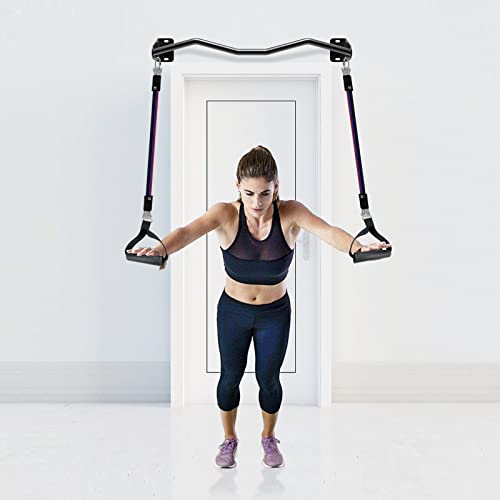 Kipika Heavy Duty Wall Mounted Doorway Pull Up Bar, Multifunctional Chin Up Bar, Portable Fitness Door Bar, Body Workout Home Gym System, 38" Wide #TOP5