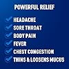 Mucinex Rapid Clear Maximum Strength Cold Medicine & Expectorant, Fever, Pain, Headache, & Excess Mucus Relief with Acetaminophen & Guaifenesin, Rapid Release Caplets for Adults, 20 Count