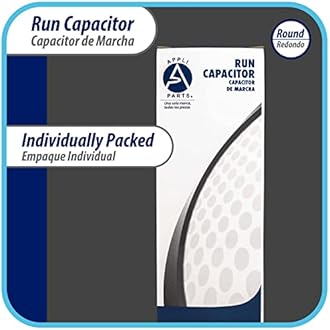 Appli Parts Run Capacitor 10 Mfd uF (microfarads) 370 VAC or 450 VAC Round CON-10-450 Replaces CAP-10-450